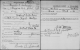 World War 1 Draft Registration Card