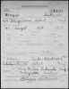 WW1 Draft Card