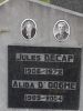 Headstone